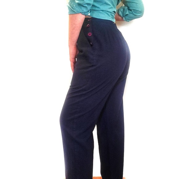Cache | Vintage Navy Sailor Style NOS Pants